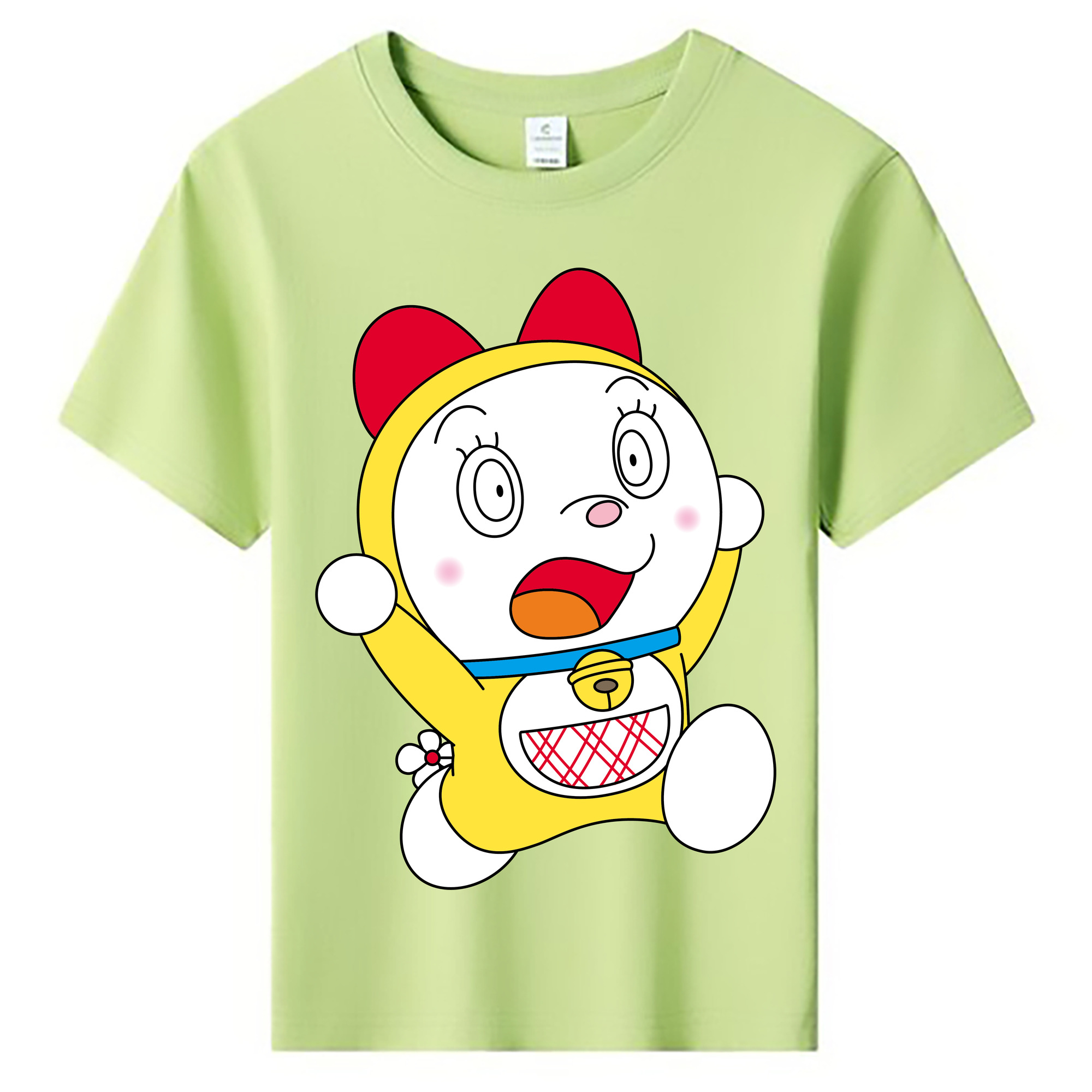 （画像用） ドラえもん ドラミ Doraemon Dorami 綿100％キッズTシャツ（フロントプリント）